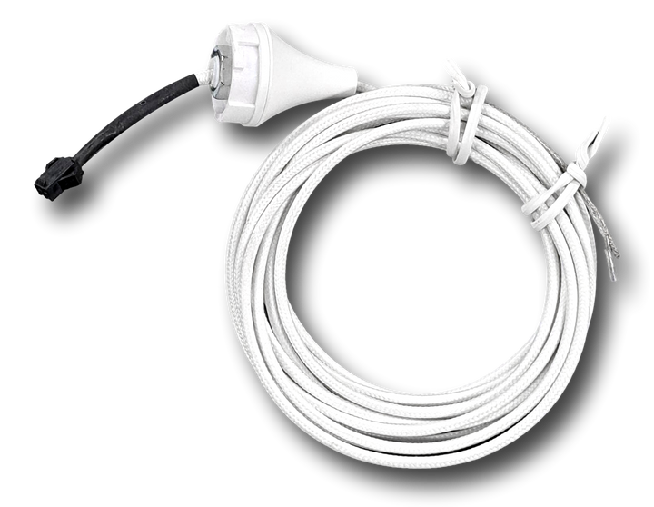 Câble d'ext. jusque 4m pour suspens. LED Teco NAULA (blanc)