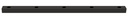 Base Rect. 1650x50x40 pour LED Teco NAULA Noir 5x10W Sym Dim