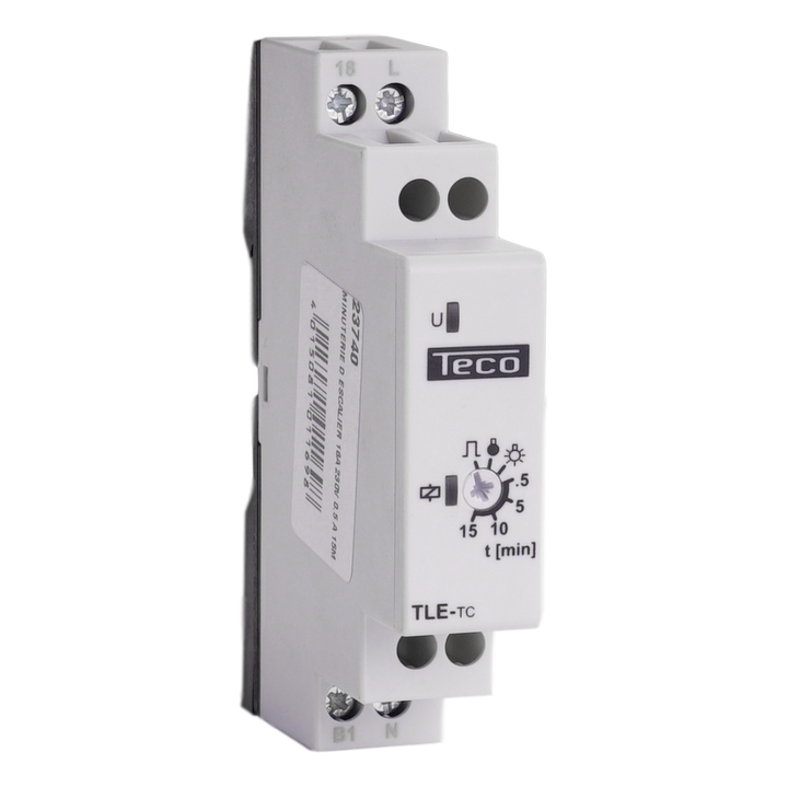 Staircase time switch Teco 230VAC 16A 1NO