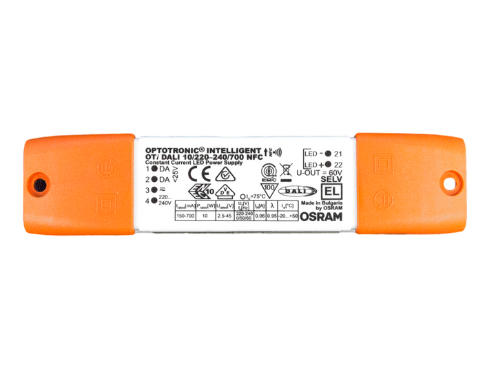 (AS) Driver DALI OSRAM 10W 700mA TECO KHEO 40 (1 pc) + anti-tract.