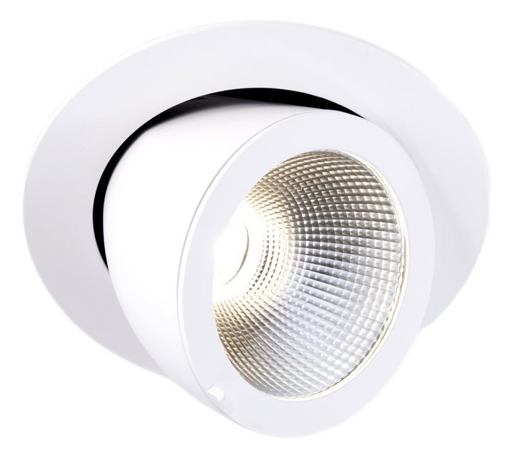 DL Extract.TECO LED SATURNO 7'' 40W 36° 3000K Ra90 without driver + Female con. 15cm