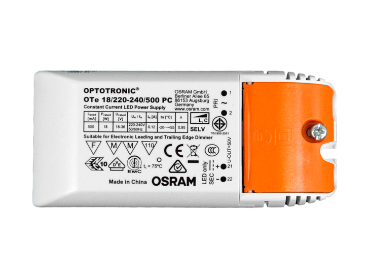 Driver 18W Phase dim 500mA voor LED TECO AR111/KHEO