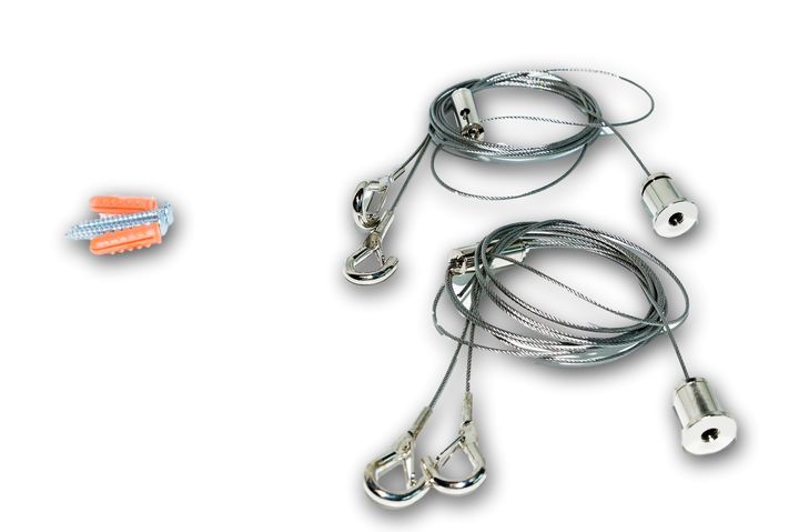 Teco YALA LED tile and frame suspension kit.