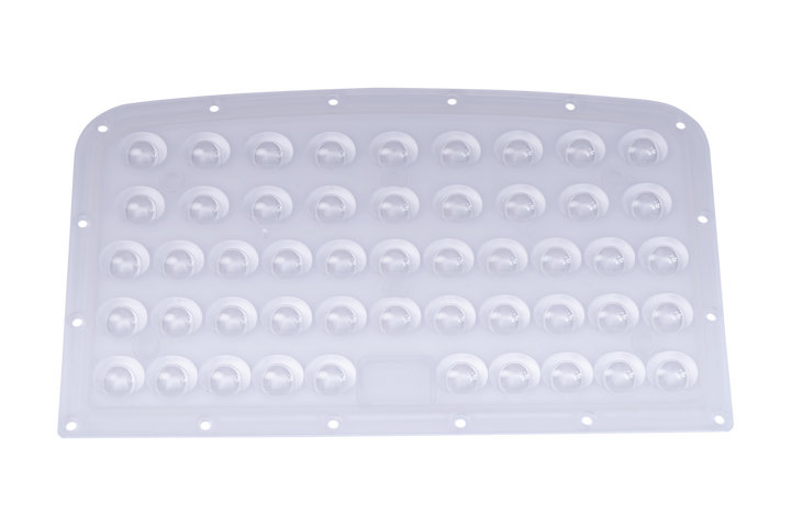 Lentille Asymetrique T4 90x140 degres pour LUMI 50/100/150W