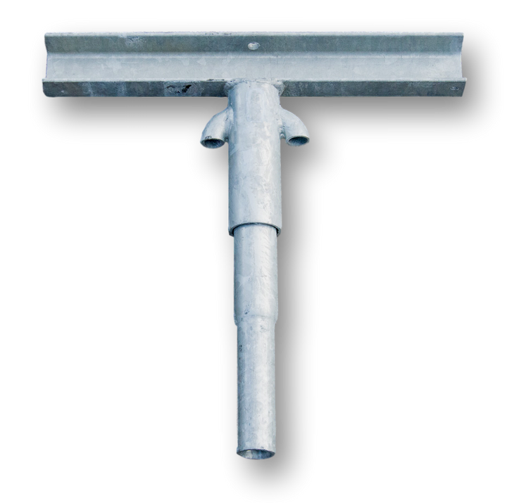 Dwarsbalk gegalv staal 500 mm vr bev 1 straler op mast Ø76
