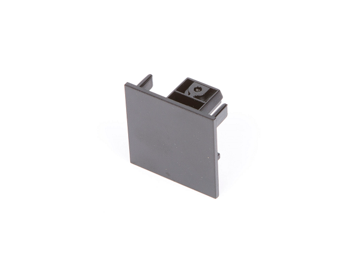 Embout de terminaison Noir pour Rail 3P Teco