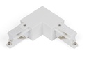 L-Connector to the left White for Track 3P Teco