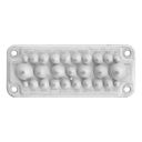 27-voudige kabeldoorvoer 5-26mm MC25/27 IP66/67 RAL7035