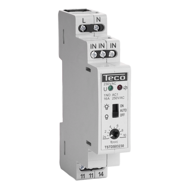 Trappenhuisautomaat Teco 230V 2s-10min met ON-OFF
