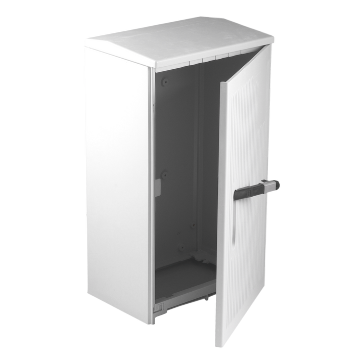 Voetpadkast DIN 00 830x460x330 geribde deur