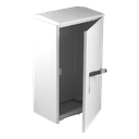 Voetpadkast DIN 00 830x460x330 geribde deur