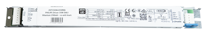 PHILIPS Driver 35W DALI Xitanium 300mA + ss anti-tract.