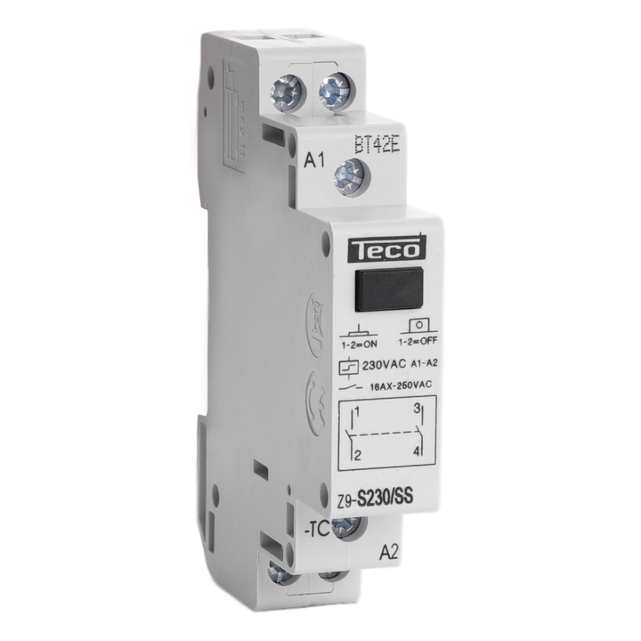 Impulse relay Teco 230VAC 16A 2NO