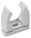 Open plastic tube clips for tubes Ø 16mm