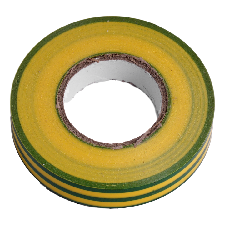 Zelfdovende Isolerende Tape Teco 15mm x 0.15mm x 10m GROEN-GEEL