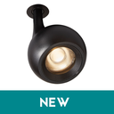 Spot LED TECO NAULA  9W 2700K Ra90 Dim Noir 34° 75X106mm