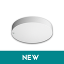 Plafonnier SUNY Diam.360mm 13/18W CCT + PIR.3000/4000/5700K IP44 Blanc