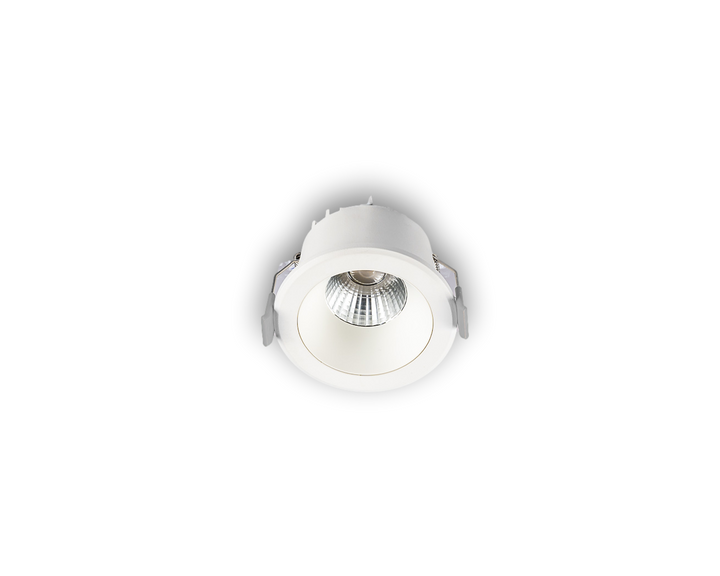 LED EXO Downlight 6W D84mm 3K-4K IP54 Wit + Matte Reflector (geïntegreerde driver)