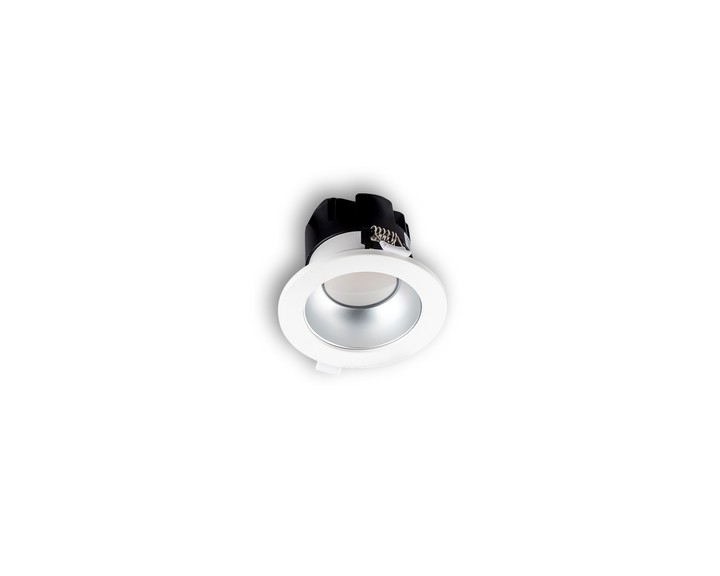 Downlight LED KOMET 4'' 10W 3K-4K IP54 Diffuseur + Alu mat - Sans driver