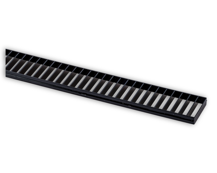 Grille 60° DL-System 1xDL1200cm Schwarz