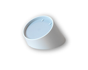 Base en aluminium pour bouton SR5P (fix.magnétique) blanc.