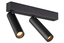 Spot TIBET-2 plafond orientable sur base 2x7W 2700K 38° (driver phase dim) noir