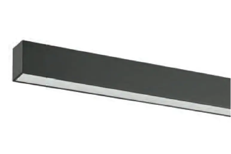 DL-System 1200cm 40/50/60W  DALI CCT Umbra Grey RAL7022  + Kit de suspension