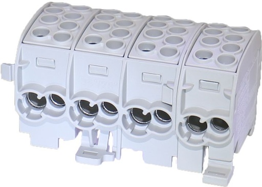 [/080240-1-3] Bornier de dériv. HLAK35 C 4p 2x35, 2x25mm² Cu+Al 3LN