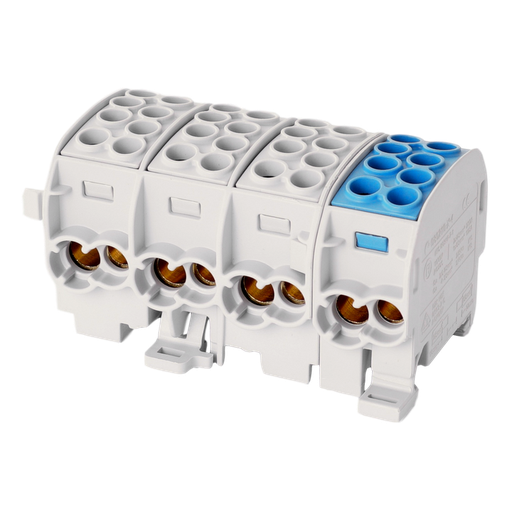 [/080240-1-4] Bornier de dériv. HLAK35 C 4p 2x35, 2x25mm² Cu 3LN