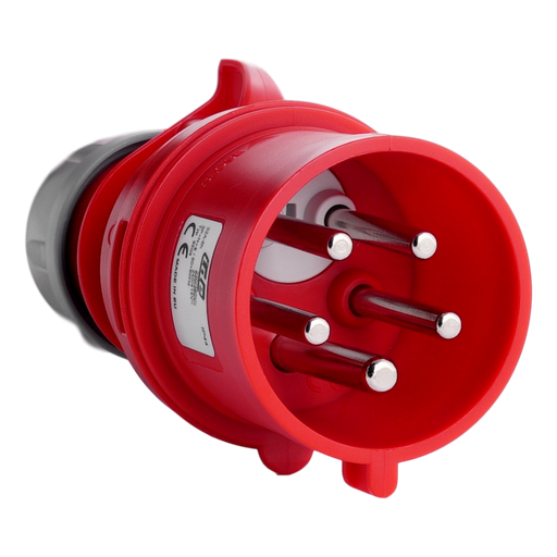 [/08504] IDE CEE 32A 5p 400VAC IP44 fiche mobile + inv. de phase