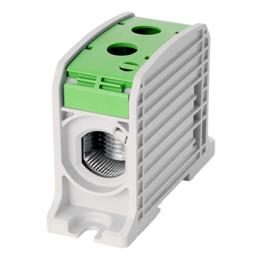 [/087810-2-3] Borne de racc. RKA 1p 185mm² Cu+Al verte