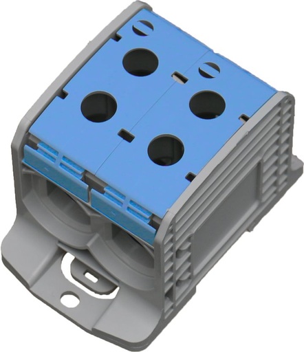 [/087820-1-3] Bornier de racc. RKA 1p double 185mm² Cu+Al bleu