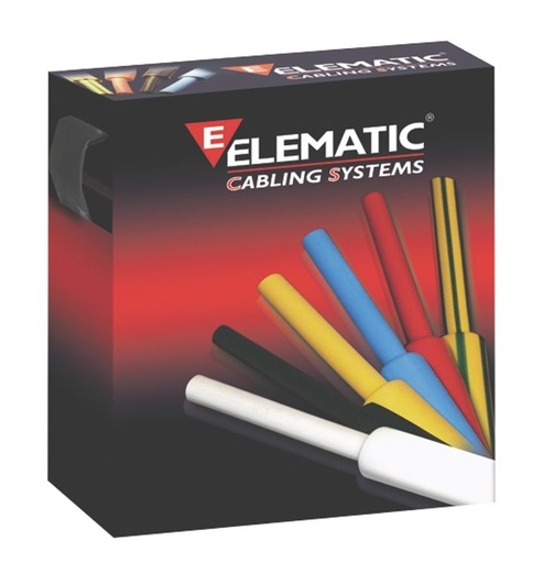 [/12253012] Heat-shrink tube ET100 black - Pikobox 15m - Ratio 2:1 - 1,2mm