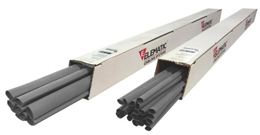 [/12275180] Heat-shrink tube ET301 black - box 10x1m - Ratio 3:1 - 18mm