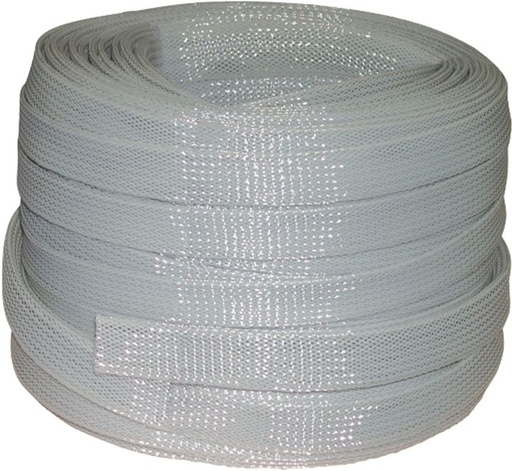 [/15510010] Protection braided sleeve polyamide 6.6 - 10 to 15mm grey