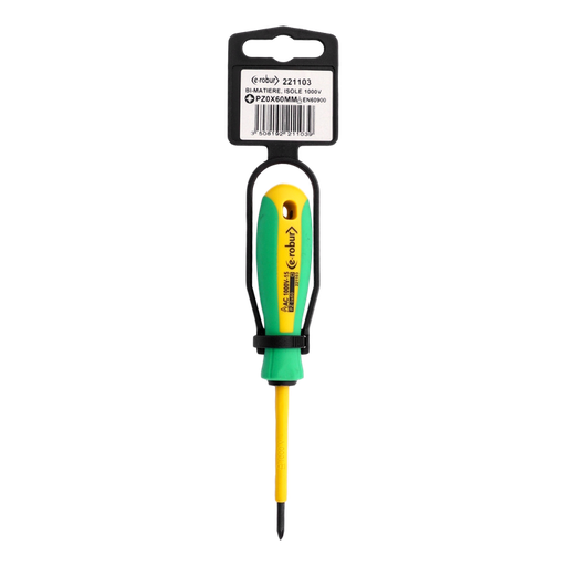 [/221103] POZIDRIVE Schroevendraaier n°0, 3,0x60 mm, ISO 1000V