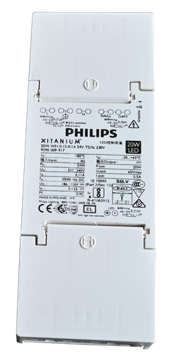 [/929000991706-C] DALI Driver Philips Xitanium 20W max 0.5A +man. stek.