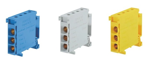 [/BC3J] Aansluitklem copak 3*25 geel