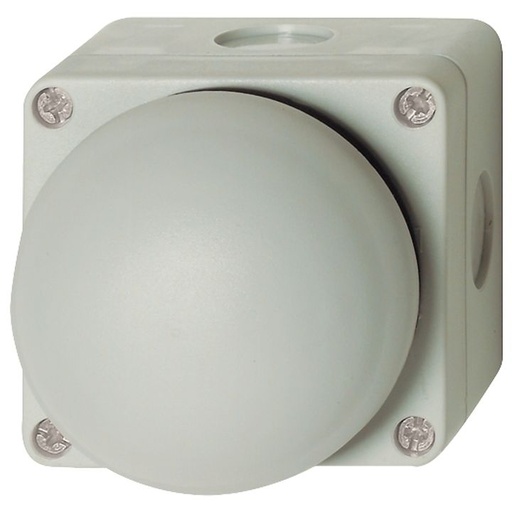 [/BG10P14PGR] Boîtier à bouton coup de poing Ø70mm, 1NO+1NF