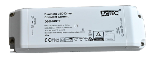 [/D50040NTF] Treiber Phase Dim 500mA 40W ACTEC