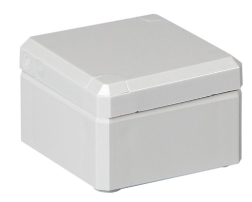 [/DABP080809G] Coffret Cubo D couvercle ABS gris 80x82x86 parois pleines