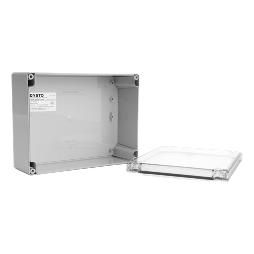 [/DABP152008T] Coffret Cubo D couvercle ABS transp. 150x200x76 parois plein