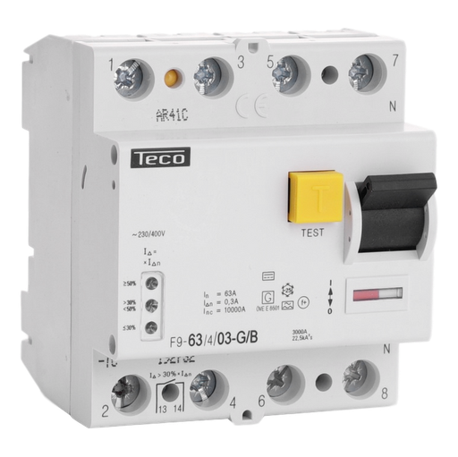 [/F963403GB] Residual current circuit breaker TC 4P 63A 300mA Type B
