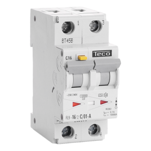 [/FL9162C01A] Diff. aut. Teco 2p 16A Courbe C Type A 100mA