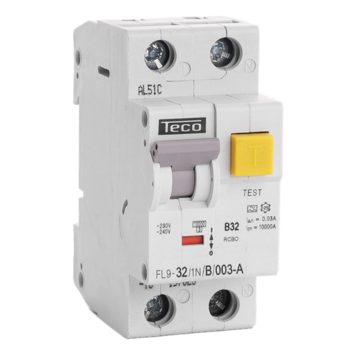 [/FL9321NB003A] Diff. aut. Teco 1N 32A Courbe B Type A 30mA