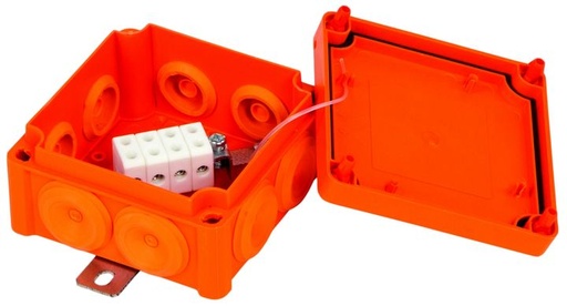[/FPT1010PP46] Boîtier de dériv. synth. E90 orange, 4x6mm², 100x100mm