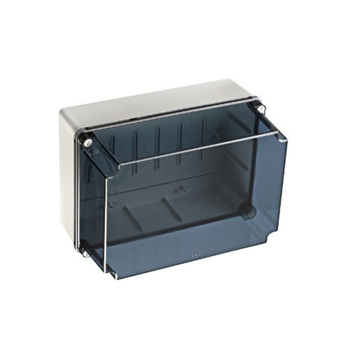 [/GSLT322] Boîte de dériv. 328x239x188 par. pleines + couv. haut Transp.