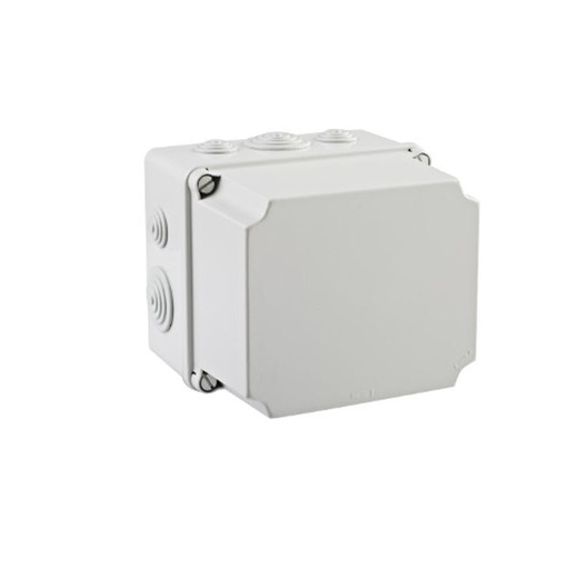 [/GSV171] Aftakdoos 175x151x155 met ingangen + vol deksel hoog