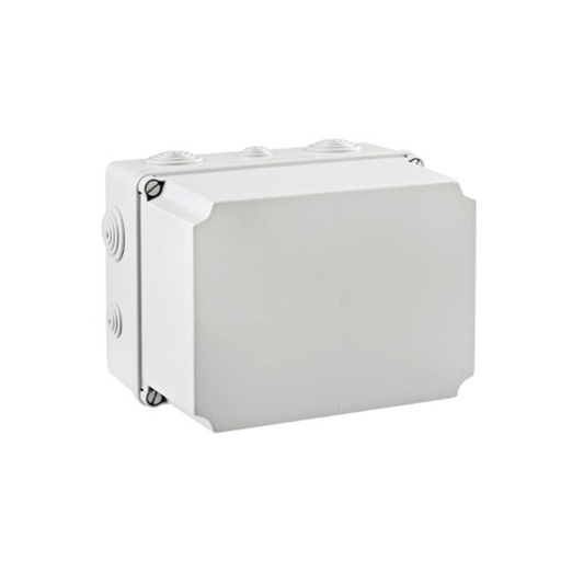 [/GSV231] Aftakdoos 241x180x175 met ingangen + vol deksel hoog