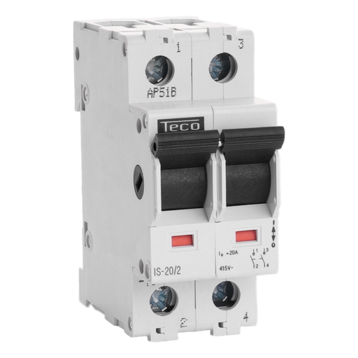 [/IS202] Scheiderschakelaar Teco 2P 20A